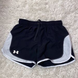 Girls Under Armour loose black athletic shorts